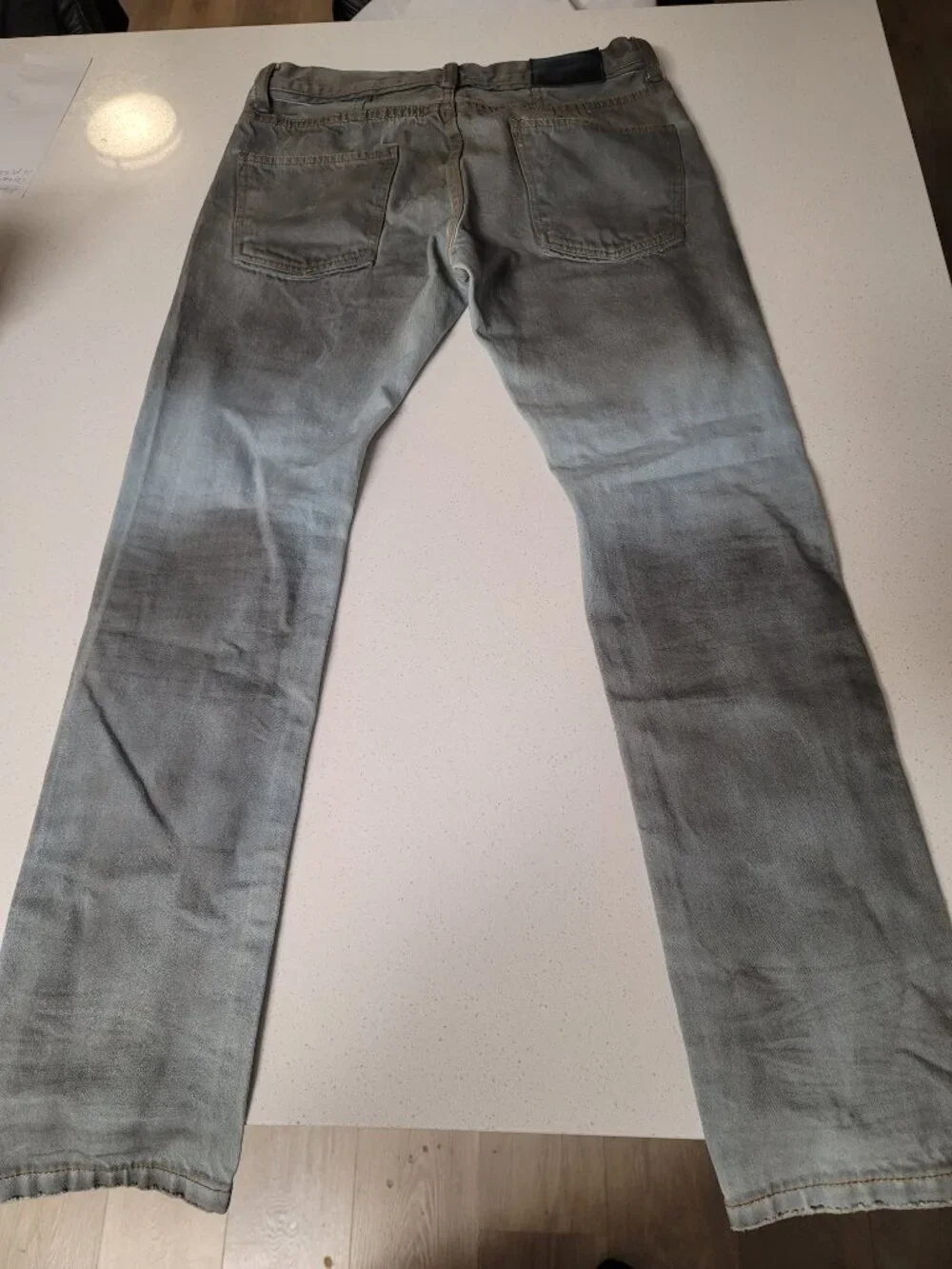 Dope Brand Distressed Designer Jeans Button Fly Size 30/31 Excellent Condition